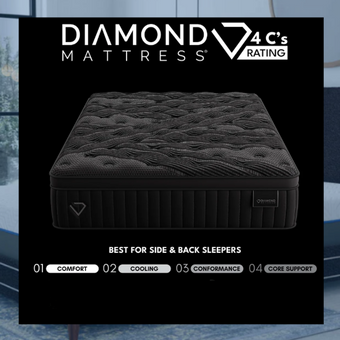 Diamond pillow top