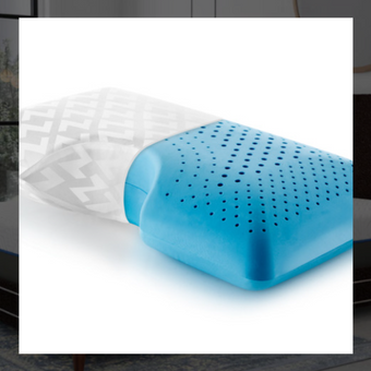 Shoulder Zoned Dough Pillow Cooling Gel
