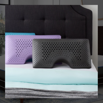 Shoulder Zoned Dough Pillow Lavender infused