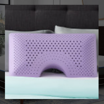 Shoulder Zoned Dough Pillow Lavender infused