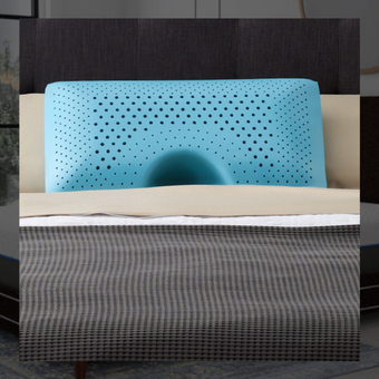 Shoulder Zoned Dough Pillow Cooling Gel