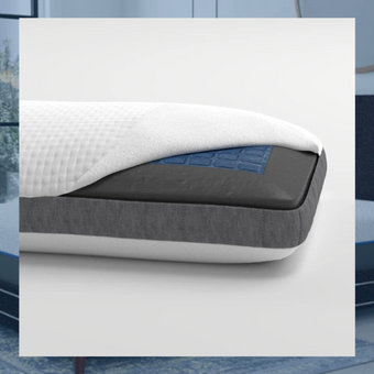 Bamboo Charcoal & Charcoal Cooling Gel Pillow