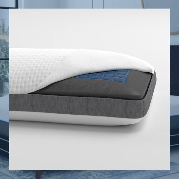 Bamboo Charcoal & Charcoal Cooling Gel Pillow