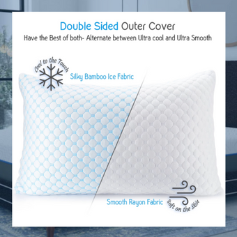 Reversible Cooling Bamboo Pillow